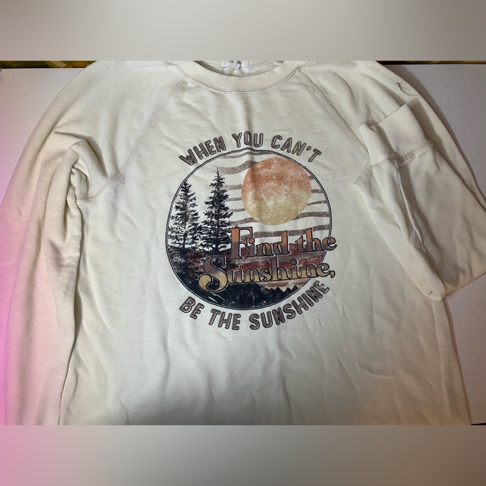 long sleeve cuffed thin hoodie